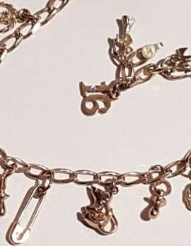 9ct Gold Charm Bracelet - Charms