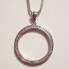 White Gold Diamond Pendant/Chain