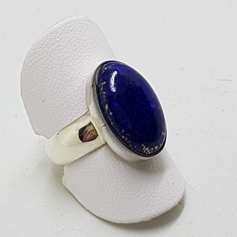 20200413_142554 Sterling Silver Oval Lapis Lazuli Ring