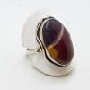 Sterling Silver Large Mookaite Ring