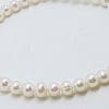 9ct Yellow Gold Clasp Dainty Freshwater Pearl Bracelet