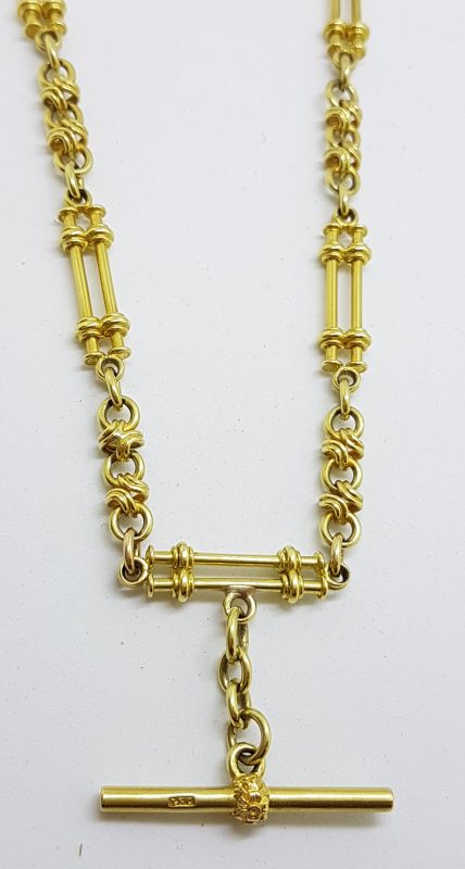 20200420_235809 15ct Yellow Gold Ornate Fob Chain