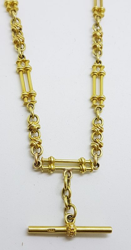 20200420_235821 15ct Yellow Gold Ornate Fob Chain