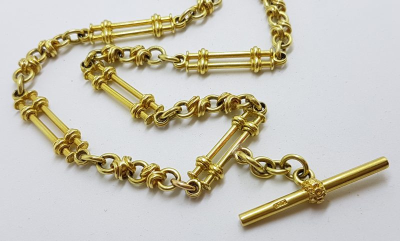 20200420_235833 15ct Yellow Gold Ornate Fob Chain