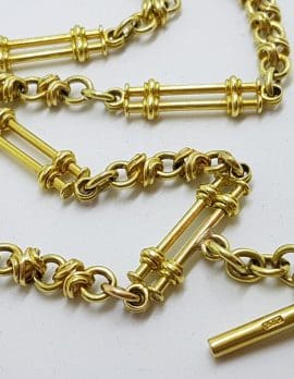 15ct Yellow Gold Ornate Fob Chain