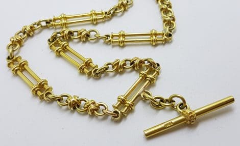 15ct Yellow Gold Ornate Fob Chain