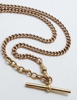 9ct Rose Gold Fob Chain