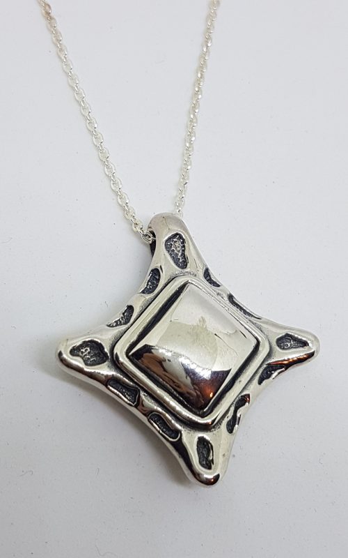 20200429_123051 Sterling Silver Large Cross / Crucifix Pendant on Sterling Silver Chain