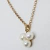 9ct Yellow Gold Mikimoto Pearl Pendant on Gold Chain