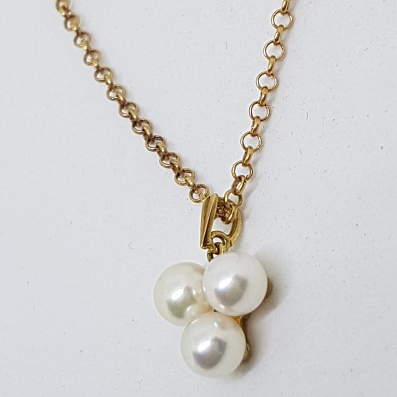 20200429_211535 9ct Yellow Gold Mikimoto Pearl Pendant on Gold Chain