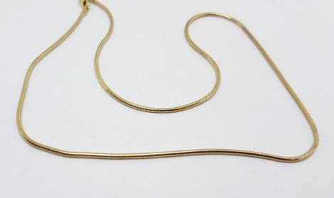 18ct Yellow Gold Thick Snake Chain / Necklace