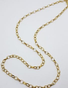 9ct Yellow Gold Belcher Link Chain / Necklace