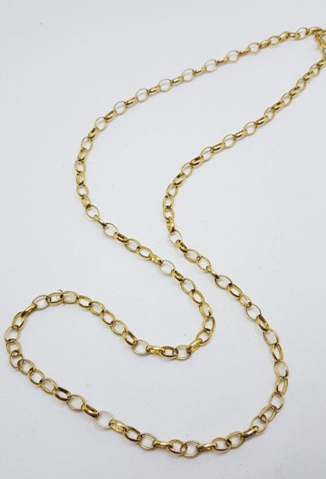 9ct Yellow Gold Belcher Link Chain / Necklace