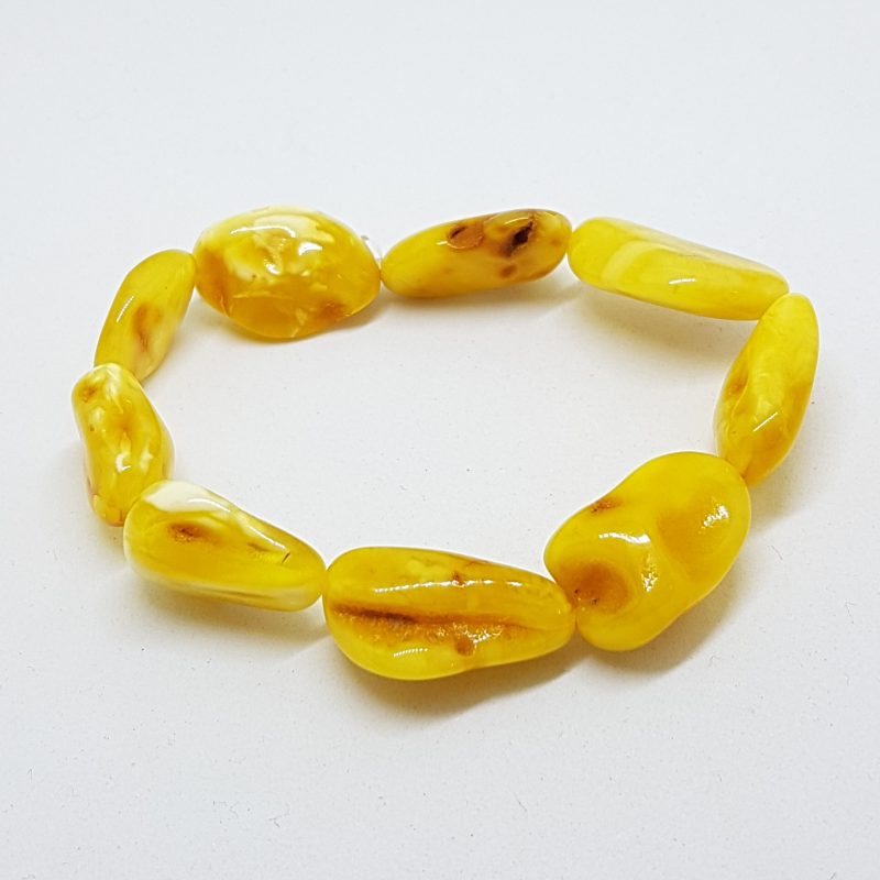 20200508_191912 Natural Butter Amber Bead Bracelet