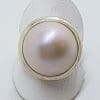 Sterling Silver Mabe Pearl Ring