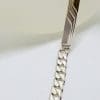 Sterling Silver & 18ct Yellow Gold ID/Identity Curb Link Bracelet