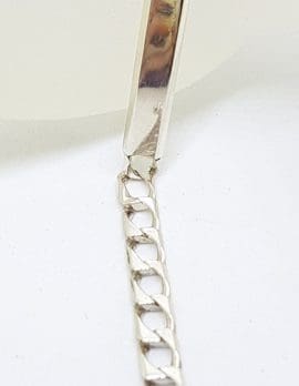 Sterling Silver ID/Identity Curb Link Bracelet