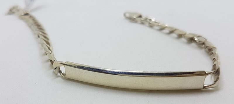 Sterling Silver ID/Identity Curb Link Bracelet