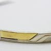 Sterling Silver & 18ct Yellow Gold ID/Identity Curb Link Bracelet