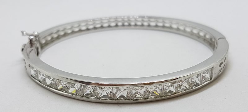 20200512_204758 Sterling Silver Cubic Zirconia Bangle
