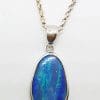 Sterling Silver Opal Pendant on Silver Chain