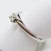 9ct White Gold Claw Set Diamond Solitaire Engagement Ring