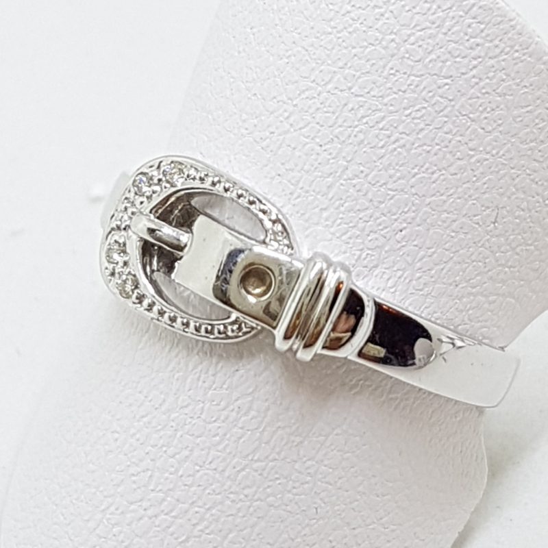 20200525_140002 9ct White Gold Diamond Buckle Ring