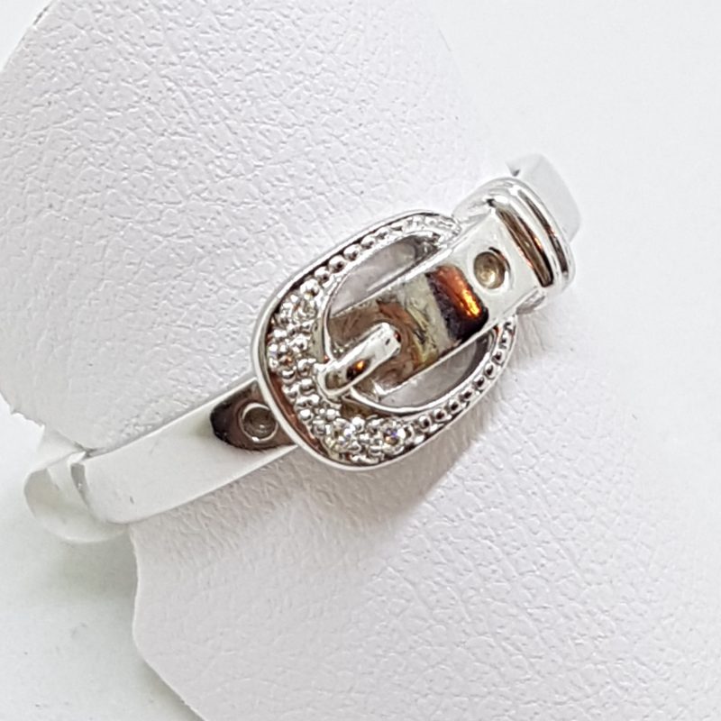 20200525_140017 9ct White Gold Diamond Buckle Ring