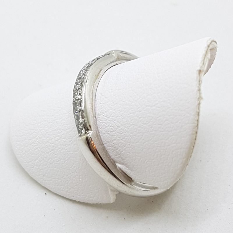 20200525_141055 18ct White Gold Channel Set Diamond Wedding/Eternity/Band Ring