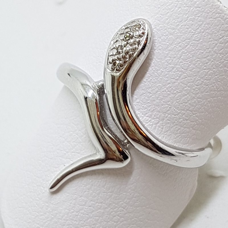 20200525_175324 9ct White Gold Diamond Snake Ring