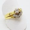 18ct Yellow Gold Diamond Wedding and Engagement Ring Set