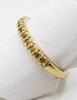 9ct Yellow Gold Diamond Eternity/Wedding Ring