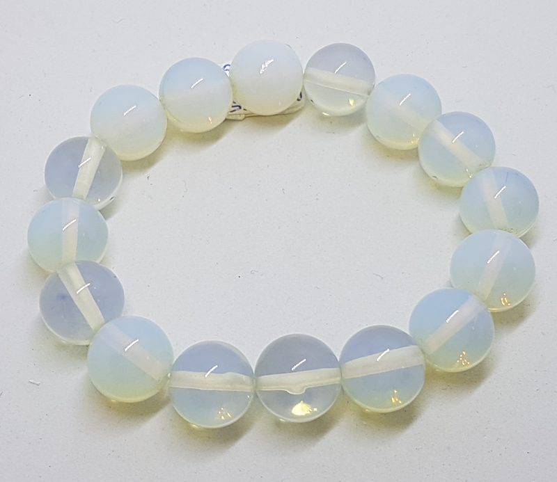 20200605_182617 Moonstone Elastic Bead Bracelet