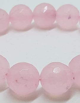 Rose Quartz Elastic Bead Bracelet