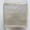 Sterling Silver Square White Mother of Pearl Ring