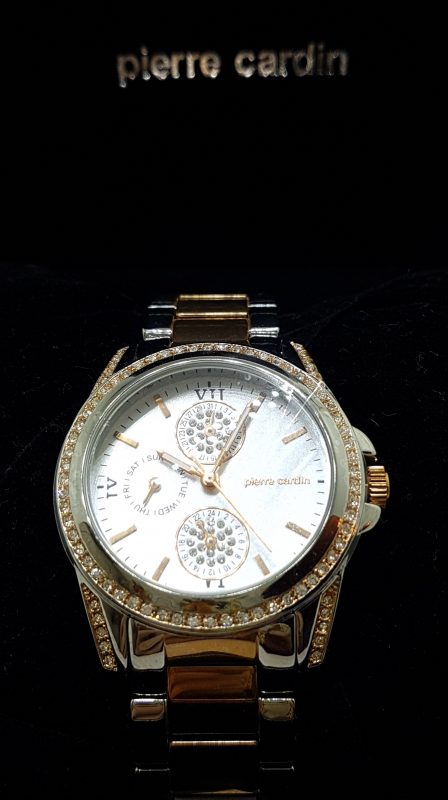 Pierre Cardin Watch - Stainless Steel Rose Gold Tone and Swarovski Crystal