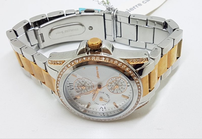 Pierre Cardin Watch - Stainless Steel Rose Gold Tone and Swarovski Crystal