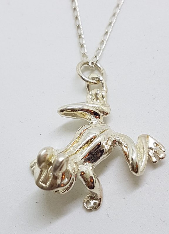 20200614_120947 Sterling Silver Frog Pendant on Sterling Silver Chain