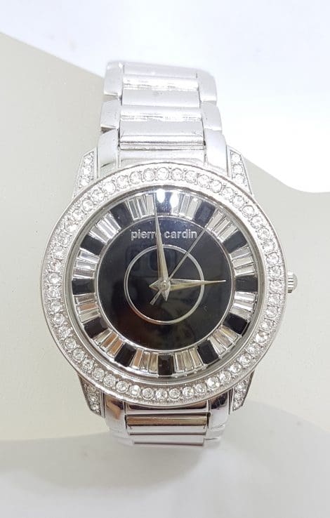 Pierre Cardin Watch - Stainless Steel, Black and Swarovski Crystal