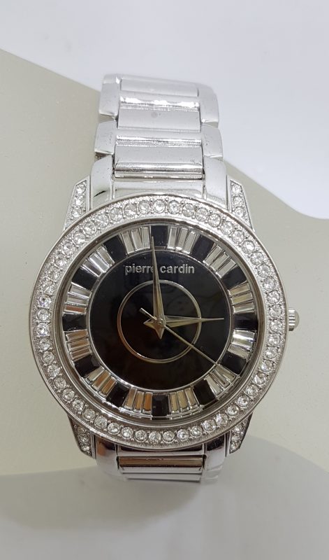 Pierre Cardin Watch - Stainless Steel, Black and Swarovski Crystal