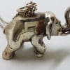 Sterling Silver Heavy Solid Elephant Pendant on Silver Chain