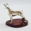 Great Dane / Boxer / Mastiff / Dog - Solid Sterling Silver Natural Baltic Amber Figurine / Statue / Sculpture