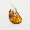 Horse / Equestrian – Solid Sterling Silver Natural Baltic Amber Small Animal Figurine / Statue / Sculpture