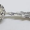 Solid Sterling Silver Baby Rattle - Engravable with Name, Weight, Size, Date & Time of Babies Birth - Ornate