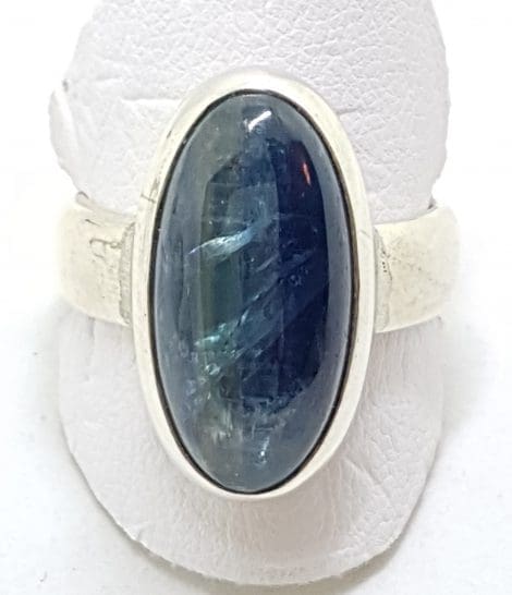 Sterling Silver Oval Apatite Ring