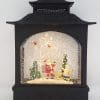 Christmas Glitter Lantern - Santa with a Child and Rocking Horse - Christmas Ornament #7