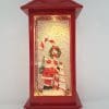 Christmas Glitter Lantern – Santa with a Candy Cane – Christmas Ornament Design #13