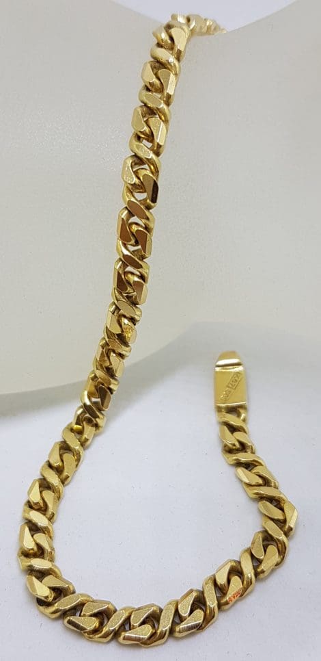 14ct Yellow Gold Heavy Unusual Link Bracelet - Ladies / Gents