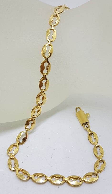 18ct Yellow Gold Oval Link Bracelet