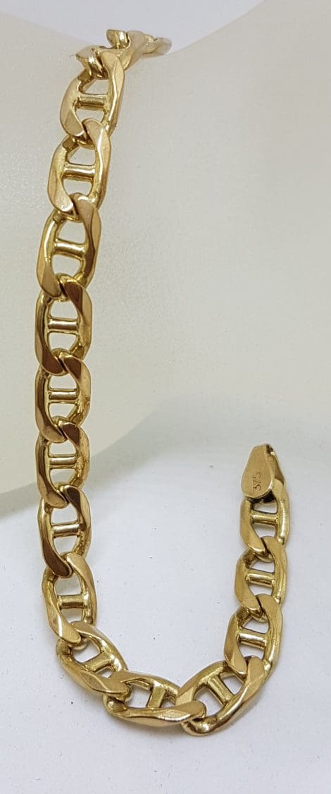 9ct Yellow Gold Anchor Link Bracelet - Ladies / Gents